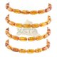 Polished wholesale amber bracelet